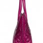 Rsslyn Genuine Leather Bags for Women Pink Totes with Free Brooches