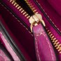 Rsslyn Genuine Leather Bags for Women Pink Totes with Free Brooches