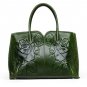 Rsslyn Genuine Leather Bags for Women Pink Totes with Free Brooches