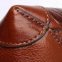 Rsslyn Embossed Rose Brown Leather Bags with Free Brooch Fashion Bags for Women