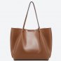 Rsslyn Pleated Blue Leather Bags with Free Brooch Luxury Handbag For Women
