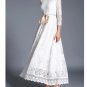 Rsslyn Lacy White Maxi Dresses for Women White Bridal Dresses