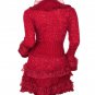 Rsslyn Knitted Cardigan for Women Vintage Style Ruffled Edges