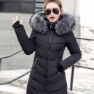 Rsslyn Winter Coats with Attached Hand Warmer Hooded Black Jackets for Women