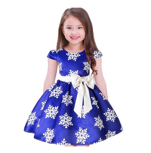 RSSLyn 2pcs/SET Christmas Dress for Toddler Girls Free Tiara