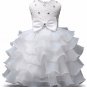 Rsslyn Pretty Royal Blue Dress with Free Tiara for Girls