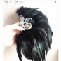 Rsslyn Classic Brooch Peacock Feathers Epaulette Brooch