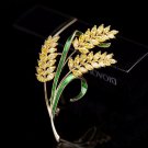 Rsslyn Golden Wheat Brooch Men and Women Pins
