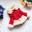Rsslyn Super Quality and Super Soft Warm Red Winter Jacket for Toddler Girls