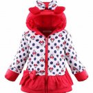 Rsslyn Fashion Parka for Little Girls Hooded Minnie Mouse Jacket