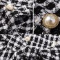 Rsslyn Beautiful Personality for Women Black Coats Mini Dress Coats Free CC Brooch