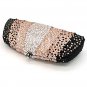 Rsslyn Black Clutch for Women Evening Bags Prom Bags with Free CC Pin Brooch