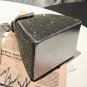 Rsslyn Pyramid Shape Bag Small Clutch With Gold Rhinestones Good Evening Bags for Lady