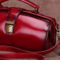Rsslyn Italian Regime Real Leather Bags for Women REAL Red Leather Handbags