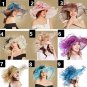 Rsslyn Fashion Derby Hats Sun Protection Beach Hats Fashion Hat for Women