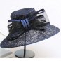 Rsslyn Fashion Hats for Women Derby Hat Navy Blue Fascinators Navy Blue Hats