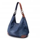 Rsslyn Fashion Denim Shoulder Bags Denim Purse Solid Denim Bag
