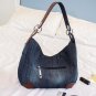 Rsslyn Fashion Denim Shoulder Bags Denim Purse Solid Denim Bag
