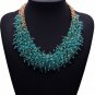 Rsslyn Fashion Chokers for Women Beaded Green Necklaces Mothers Day Gift