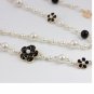 Rsslyn Fashion Necklaces Black Pearl Necklace for Women Mother's Day Special Gift