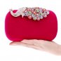 Rsslyn New Fashion Red Bags Small Purses for Bridesmaids Red Peacock Shoulder Bags
