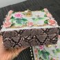 Rsslyn Beautiful Shoulder Bags Rose Purses Fashion Box for Women Free CC Pin