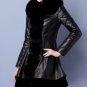 Rsslyn Fashion Leather Coats Fashion Blazer Coat Jackets for Women Winter Purple Coats
