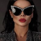 Rsslyn Cat Eye Sun Glasses Fashion Eyewear for Women Black Sunglasses