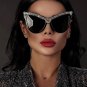 Rsslyn Cat Eye Sun Glasses Fashion Eyewear for Women Black Sunglasses