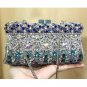 Rsslyn Luxury Bags Luxury Clutch for Women Blue Crystal Shoulder Bags