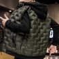 Rsslyn Metallic Gray Vest Cotton Duck Padded Warm Vest for Boys Winter Waistcoats for Men