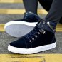 Rsslyn Fashion Shoes High Tops Sneakers for Teenage Boys and Men Red Shoes