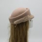 Rsslyn Beige Mink Hair Tail Beautiful Hats for Women Fashion Wool Winter Accessories for Women