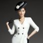 Rsslyn Timeless Beauty Red Fascinator Hats for Women with Pearl