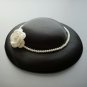 Rsslyn Timeless Beauty Red Fascinator Hats for Women with Pearl