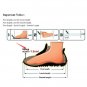 Rsslyn Jordan Sneakers Basketball Tennis Shoes Blue Shoes with Orange Trim