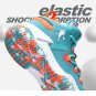 Rsslyn Jordan Sneakers Basketball Tennis Shoes Blue Shoes with Orange Trim