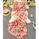 Rsslyn Matching Set Tops and Skirt Mermaid Style Dress Red Maxi Skirt for Women