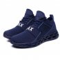 Rsslyn Size 13 Sneakers Fashion Blue Sneakers for Men Mesh Socks Shoes