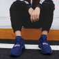 Rsslyn Size 13 Sneakers Fashion Blue Sneakers for Men Mesh Socks Shoes