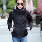 Rsslyn On Hand Black Parka Black Cropped Jackets with Hand Warmer