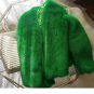 Rsslyn Elegant Green Jacket Coats for Women Super Soft Winter Coats