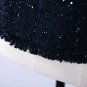 Rsslyn Turtleneck Coats Luxury Navy Blue Blazers Real Tweed Jackets for Women