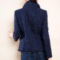 Rsslyn Fashion Turtleneck Winter Coats Navy Blue Coats for Women Navy Blue Blazers