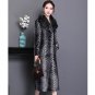 Rsslyn Fashion Coats Black Long Overcoats for Women Free Brand Brooch
