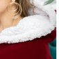 Rsslyn Red Christmas Sweater Fleece Home Cuddles Red Fleece Coats for Women Hooded Stay Warm