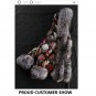 Rsslyn Luxury Jackets for Women Sequined Parka with Real Fox Fur