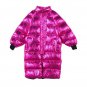 Rsslyn Magenta Winter Coats Glossy Winter Hooded Jackets Chunky Pink Parka