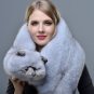 Rsslyn Natural Big Fox Fur for Fox Lady Brown-Red Color Fox