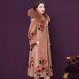 Rsslyn Beautiful Floral Trench Coats for Women Fashion Winter Coats Plus Size Clothes